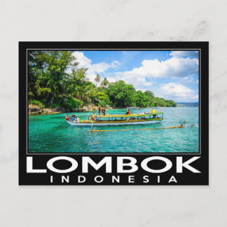 Lombok Indonesien Postkarte