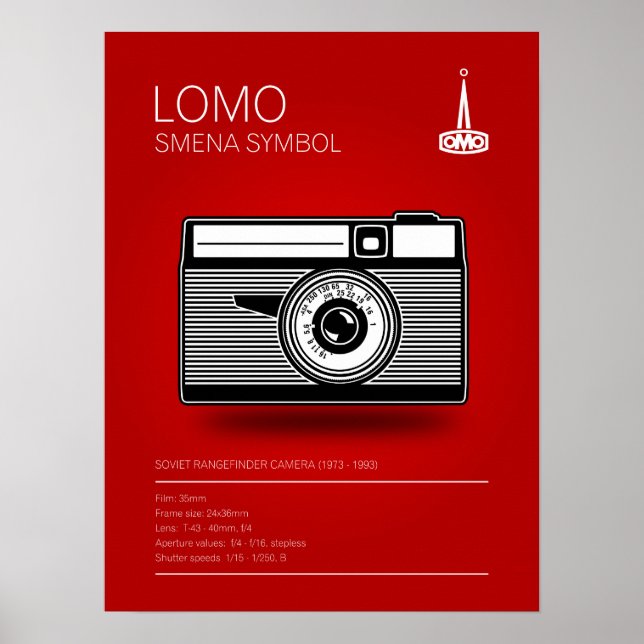 Lomo Smena Symbol Poster (Vorne)