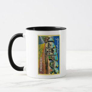 Lompoc, Kalifornien - große Buchstabe-Szenen Tasse