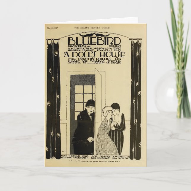 Lon Chaney stiller Film der Aussteller-Anzeige Karte (Vorderseite)