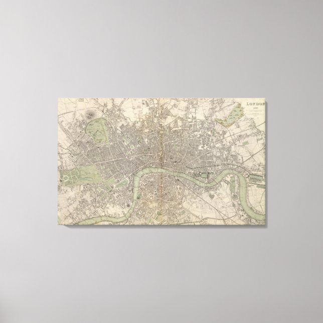 London 1843 leinwanddruck (Vorderseite)