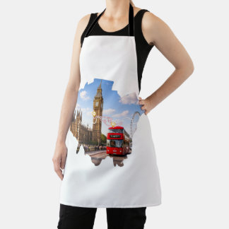 London 26.2 Marathoner Course Map Apron Schürze