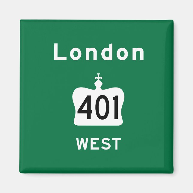 London 401 magnet (Vorne)