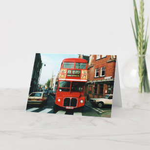 London # 73 Doppeldecker-Bus Karte