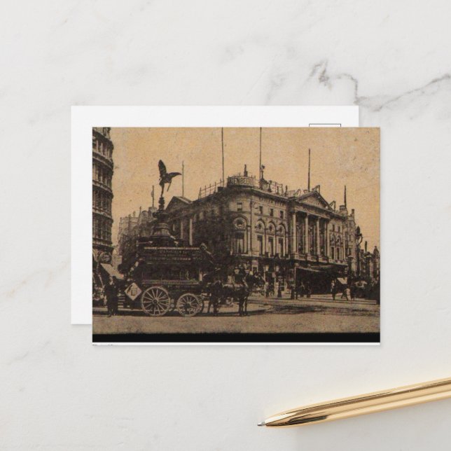 London 73 Quaddles Feiertagspostkarte (Vorderseite/Rückseite Beispiel)