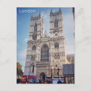 London - Abbey Westminster Feiertagspostkarte