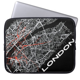 London abgebildete Laptop-Taschen Laptopschutzhülle
