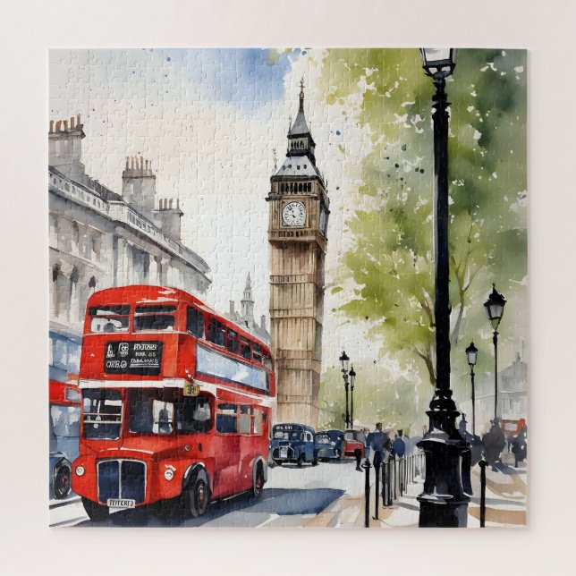London Aqucolor Art Puzzle (Vertikal)