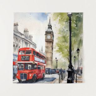 London Aqucolor Art Wandteppich