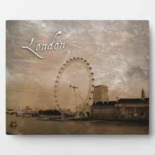 London Art Plaque Fotoplatte
