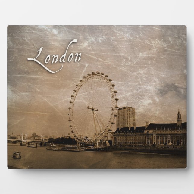 London Art Plaque Fotoplatte (Vorderseite)