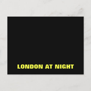 London At Night Postcard Postkarte