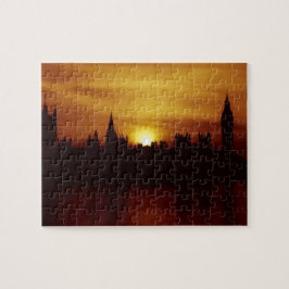 London at Sunset - Parlament - 8x10 - 110 pc Puzzle