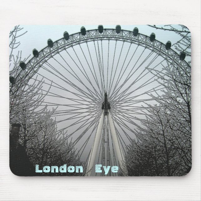 London-Auge Mousepad (Vorne)