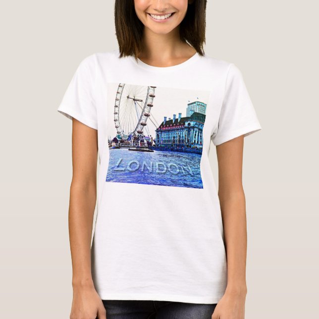 London-Auge T-Shirt (Vorderseite)