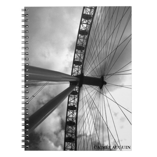 London-Augen-Notizbuch Notizblock (Vorderseite)