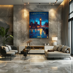 London bei Dusk - Bridging Time and Beauty Poster