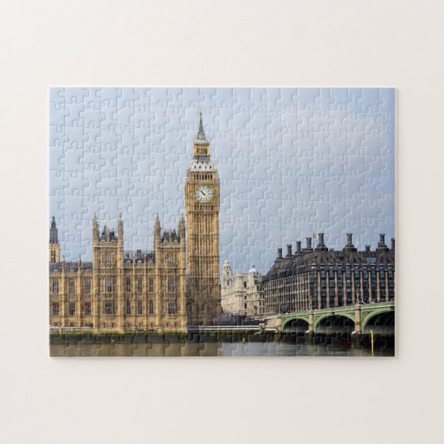 London & Big Ben Clock, Westminster/England Puzzle (Horizontal)