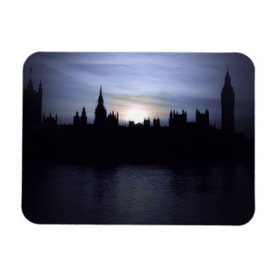 London-Big Ben-Elizabeth Tower-Sunset-Magnet Magnet