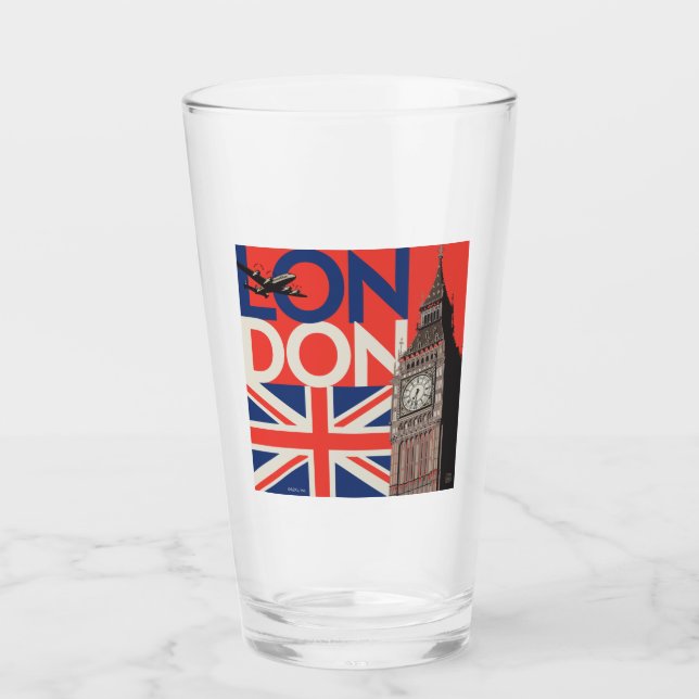 London Big Ben | England Glas (Vorderseite)