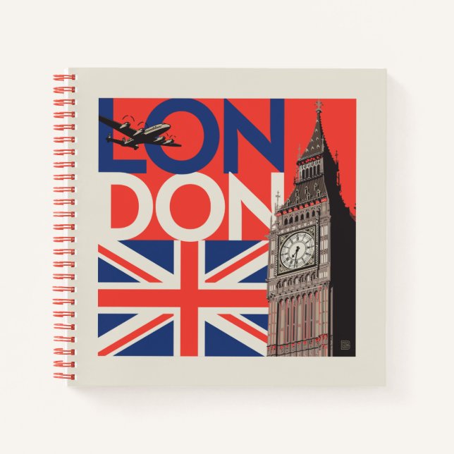 London Big Ben | England Notizbuch (Vorderseite)