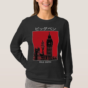 London Big Ben England Souvenir Britischer Turm Uk T-Shirt