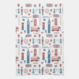 London Big Ben English Flag Kittuch Geschirrtuch