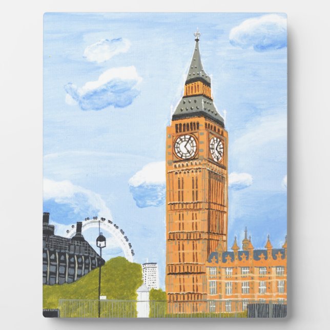 London Big Ben Fotoplatte (Vorderseite)