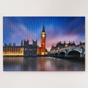 London Big Ben Houses of Parliament Sunset Puzzle