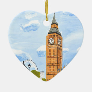 London Big Ben Keramikornament