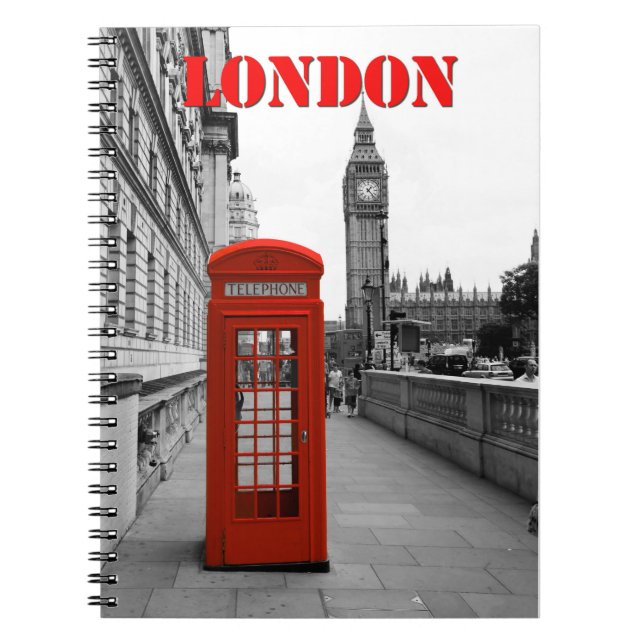 London BIG BEN Notizblock (Vorderseite)