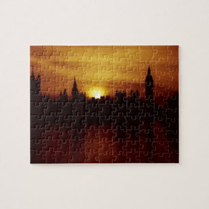 London - Big Ben - Parlament - Sunset - Puzzle