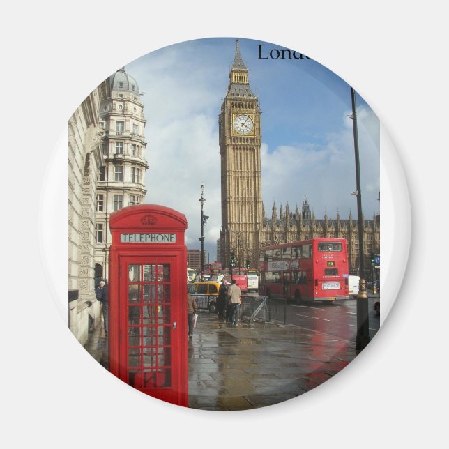 London Big Ben Phone Box (von St.K. Magnet (Vorne)