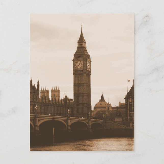 London - Big Ben - Postcard Postkarte (Vorderseite)