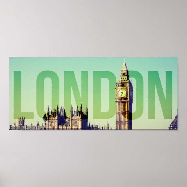 London Big Ben Poster (Vorne)