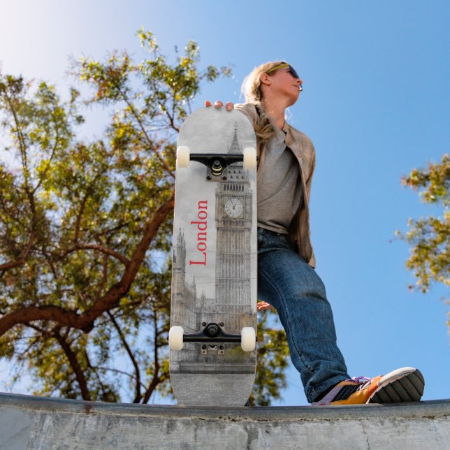 London Big Ben Skateboard - Urban Street Style (Außenbereich 1)