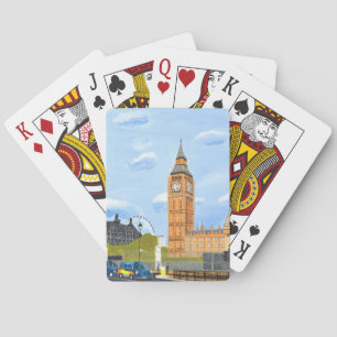 London Big Ben Spielkarten