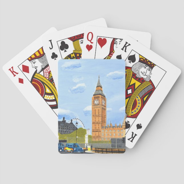 London Big Ben Spielkarten (Rückseite)