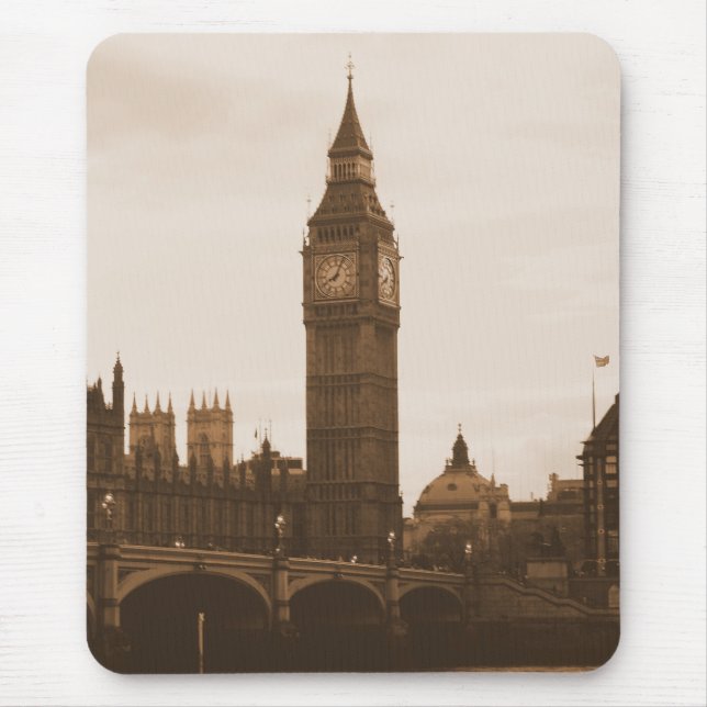 London - Big Ben - Themse - Mousepad (Vorne)