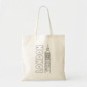 London - Big Ben Tote Bag Tragetasche