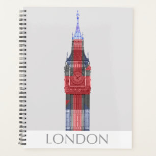 London Big Ben Union Jack Planer