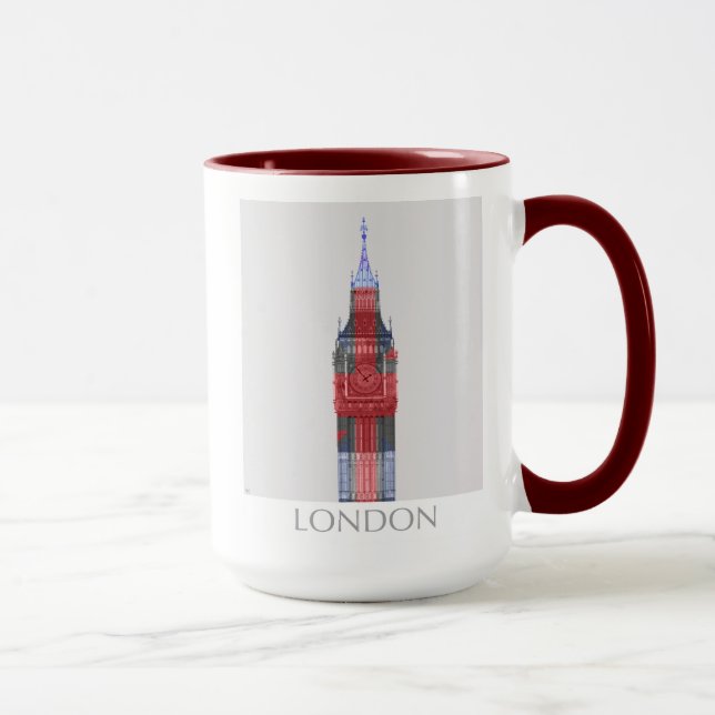 London Big Ben Union Jack Tasse (Rechts)