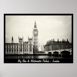 London - Big Ben, Westminster Palace No.1 (Poster) Poster