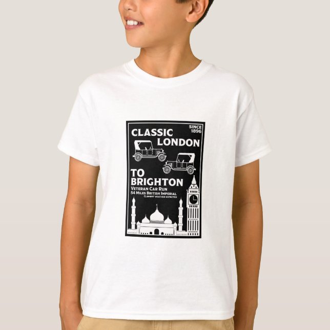 London bis Brighton Veteran Car Run T-Shirt (Vorderseite)