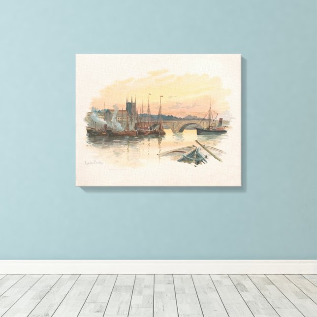 London Bridge (1895) Leinwanddruck (Insitu (Holzboden))