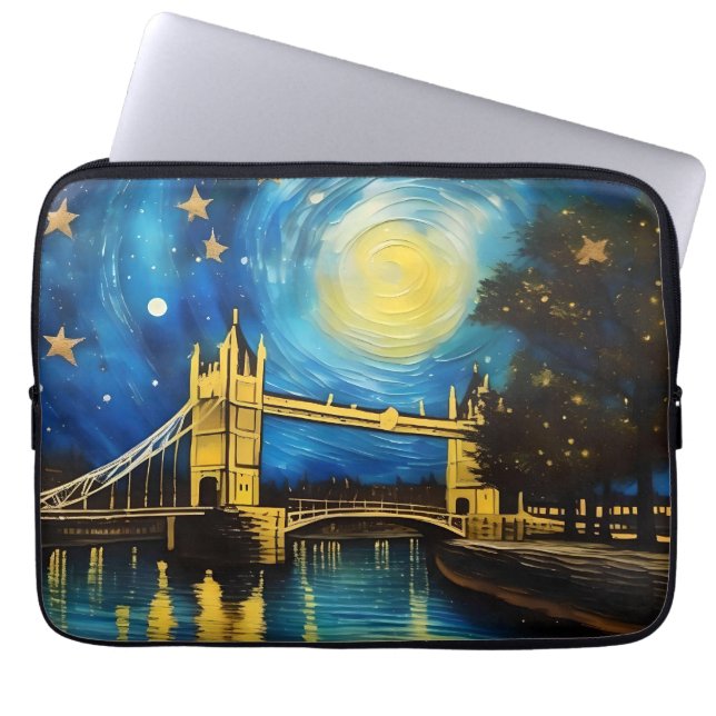 London Bridge Acrylic Art Laptopschutzhülle (Vorderseite)