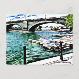 London Bridge am Lake Havasu City, Arizona Postkarte