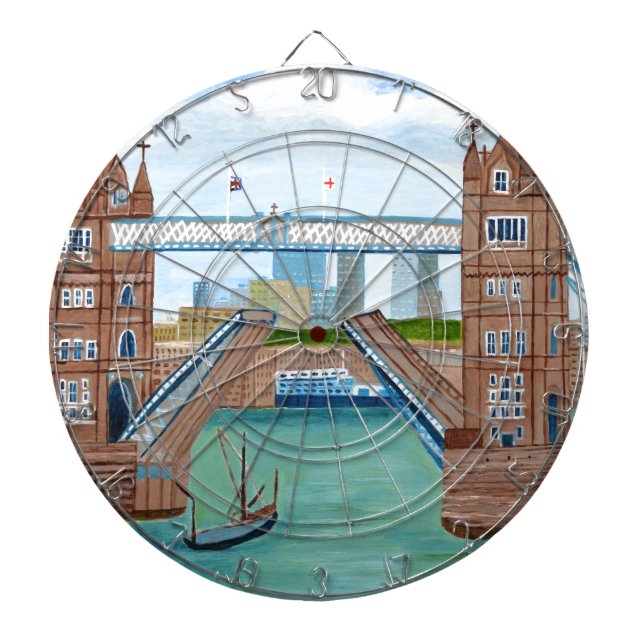 London Bridge Dartscheibe (vorne)