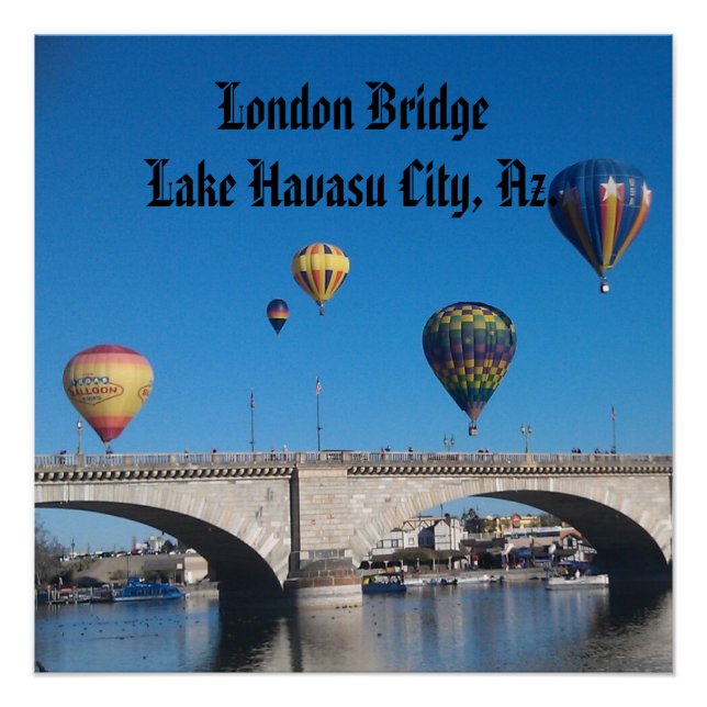 London Bridge, Lake Havasu, Az. Poster (Vorderseite)