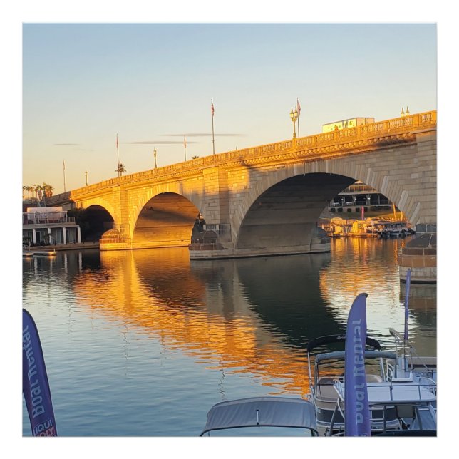 London Bridge Lake Havasu Fotodruck (Vorne)